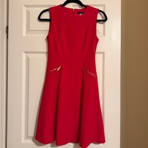 NWOT Tommy Hilfiger Vibrant Pink Red Mini Dress